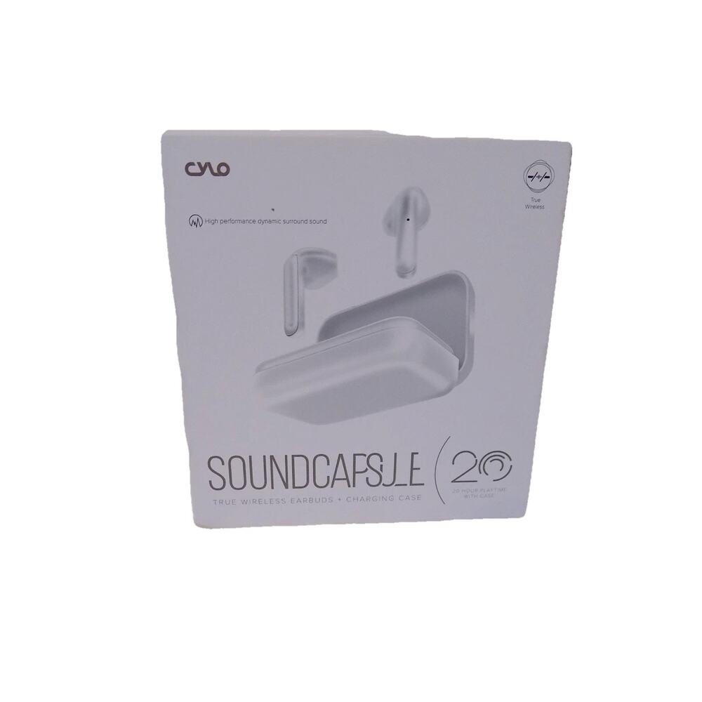Cylo Soundcapsule wireless earbuds and charging case NEW & SEALED
